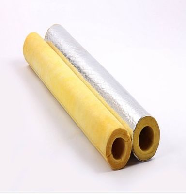 Glass Wool Tube Insulation With Aluminum Foil Facing High-quality Wholesale Resistance for HVAC and Industrial Piping Systems